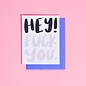Your Gal Kiwi Greeting Card - Hey! Fuck You