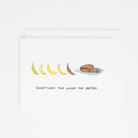 Party Sally Birthday Card - Banana Bread