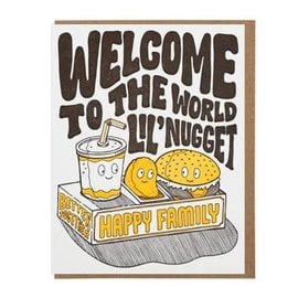 Lucky Horse Press Baby Card - Welcome Lil' Nugget