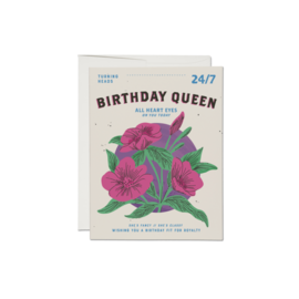 Red Cap Cards Birthday Card - Birthday Queen