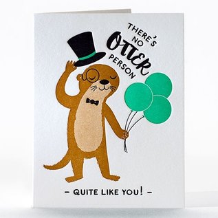 Elum Birthday Card - Fancy Otter