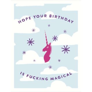 Seltzer Birthday Card - Fucking Magical Unicorn