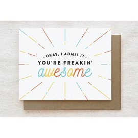 Quirky Paper Co. Thank You Card - Starburst