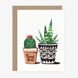 Paper Pony Co. Thank You Card - Plants