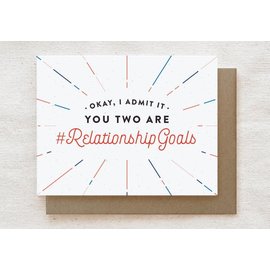 Quirky Paper Co. Wedding Card - Relationship Goals
