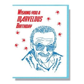 Smitten Kitten Birthday Card - Stan Lee