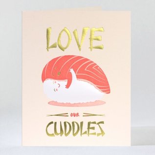 Elum Love Card - Sushi Cuddles