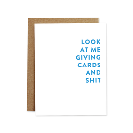 Rhubarb Paper Co. Greeting Card - Giving Cards & Shit