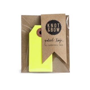 Knot & Bow Colorful Parcel Tags
