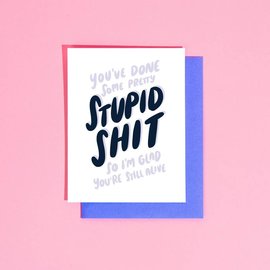 Craft Boner Birthday Card - Done Stupid Shit