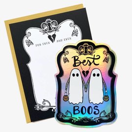 Paper Pony Co. Greeting Card - Best Boos with Sticker