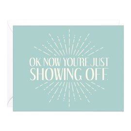 Peopleisms Congrats Card - Showing Off