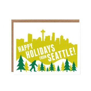 Orange Twist Seattle Sasquatch Holiday Boxed Notes