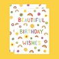 Yeppie Paper Birthday Card - Rainbow Wishes
