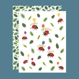 Yeppie Paper Birthday Card - Ladybug Birthday