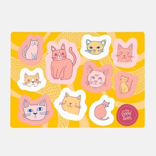The Good Twin Cats Sticker Sheet