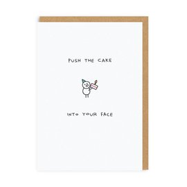 Ohh Deer Birthday Card - Push the Cake