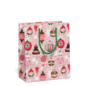 Red Cap Cards Retro Ornaments Gift Bag