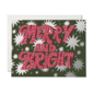 Red Cap Cards Holiday Card - Sparkling Merry