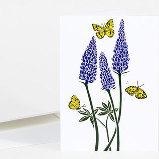Buy Olympia Greeting Card - Lupine with Monarch
