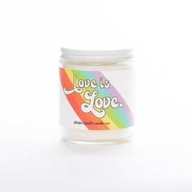 Ginger June Candle Co. Love is Love Candle