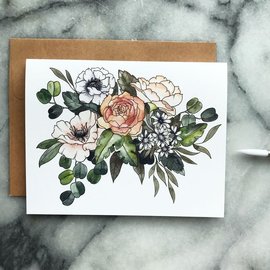 The Mint Gardener Greeting Card - Flower Bouquet
