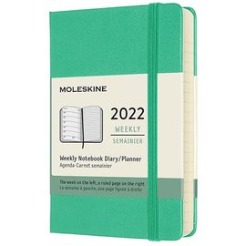 Chronicle Books / Moleskine Ice Green Pocket 2022 Moleskine Weekly Planner