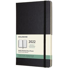 Chronicle Books / Moleskine Black Large Moleskine 2022 Weekly Planner