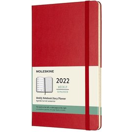 Chronicle Books / Moleskine Red Large 2022 Moleskine Weekly Planner