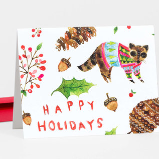 Buy Olympia Holiday Card - Happy Holidays Raccoon