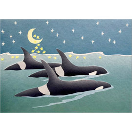 Crane Creek Graphics Holiday Boxed Notes - Orcas Passage