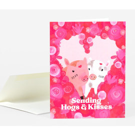 Buy Olympia Valentine's Day Card - Hogs and Kisses