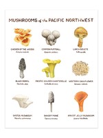 Yardia Mushrooms of the PNW Print
