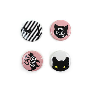 Seltzer Cat Lady Magnet Set
