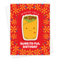 Night Owl Paper Goods Birthday Card - Burrito-ful with Sticker