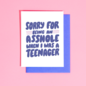 Your Gal Kiwi Parent Card - Asshole Teenager