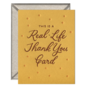 Ink Meets Paper Thank You -  Real Life Card