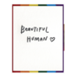 Ink Meets Paper Greeting Card - Beautiful Human