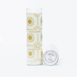 Ginger June Candle Co. You Are Golden Pillar Candle