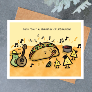 Brightspot Design Birthday Card - Taco 'Bout