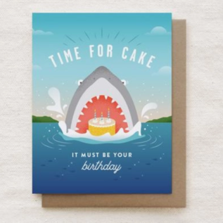 Quirky Paper Co. Shark Birthday Card