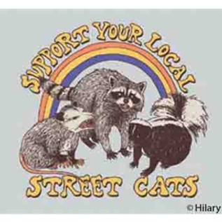Ephemera Support Your Local Street Cats Magnet
