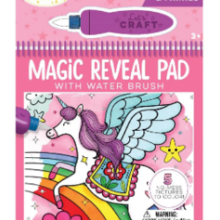 Bright Stripes Magic Reveal Pad - Unicorns & Fairies