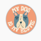 Fun Club My Dog is My Bestie Sticker