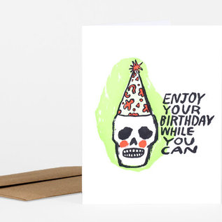Buy Olympia Birthday Card - Enjoy Your Birthday Skull