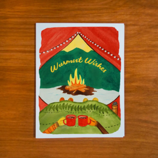 Pretty Bird Paper Co. Holiday Card - Cozy Tent