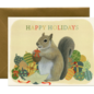 Yeppie Paper Holiday Card - Squirrel Acorns