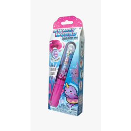 Bright Stripes Nutty Narwhal Swirly World Pen