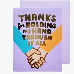 The Social Type Thank You Card - Holding My Hand