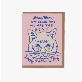 La Familia Green Mother's Day Card - Cat Readers